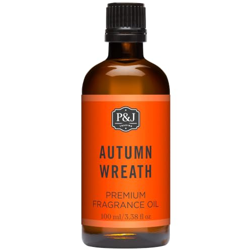 Image of P&J Trading - Autumn Wreath Scented Oil 100ml - Fragrance Oil for Candle Making, Soap Making, Diffuser Oil