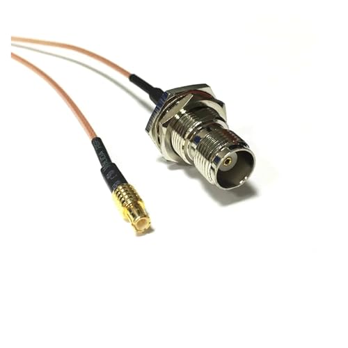 Latiguillo TNC hembra a MCX macho recto RG178 de 100cm para cableado RF de telecomunicaciones 2