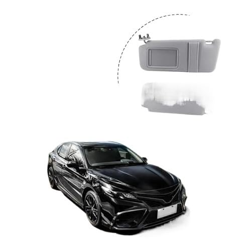 Parasole Auto Parasole per parabrezza auto con specchio, pellicola pieghevole grigia, lato sinistro, per Toyota Auris/per Corolla 2007-2013 Tendine Parasole