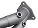 aFe Power 48-34148-T Twisted Steel Header for 2020 Chevrolet Corvette (C8), 304 Stainless Steel
