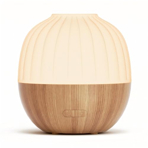 SALKING Difusor de Aceites Esenciales, 300ml Difusor de Aromaterapia con 8 Colores, Difusor Ultrasónico con Temporizadores de Modo de Niebla Ajustable, para Oficina y hogar