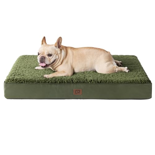 EHEYCIGA Cama Perros Medianos Ortopédica, 76x51x8cm Colchon Perro con Espuma De Caja De Huevos, Colchoneta Perro …