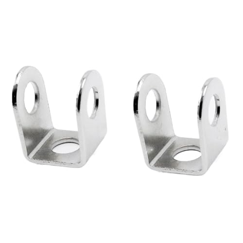 Soportes para faros delanteros de moto de acero inoxidable pulido base para faros auxiliares