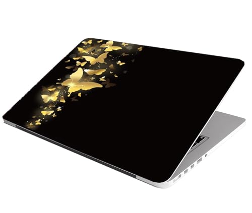 Image of Laptop Skin Stickers HD Quality Sticker for Laptops Upto 15.6 inch (Dustproof|Waterproof|Scratchproof|Reusable) - GD BFLY RON1