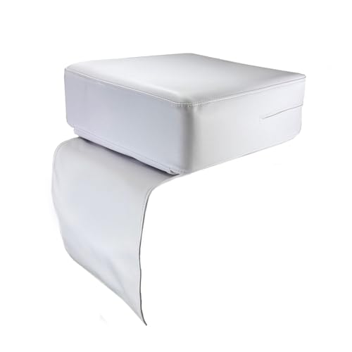 Coussin pouf rehausseur de coiffure blanc pour la coupe des enfants