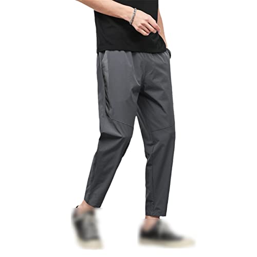 Pantalon d'été ample en soie glacée homme pour rester frais en vacances au soleil