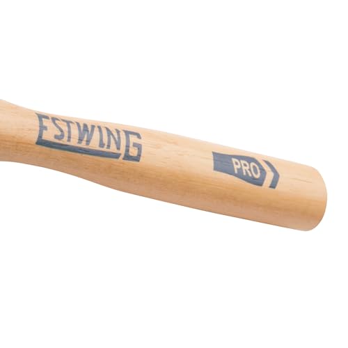 ESTWING Deadhead Rubber Mallet - 12 oz Soft-Face Hammer with Bounce Resistant Head & Hickory Wood Handle - DH-12