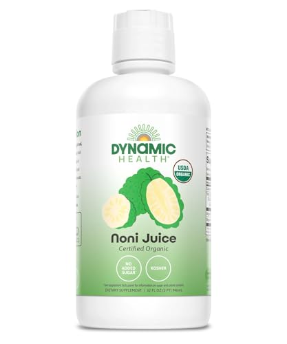 dynamic health certified organic noni juice - 32 oz