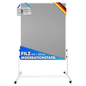 Master of Boards Moderationstafel Filz Pinnboard