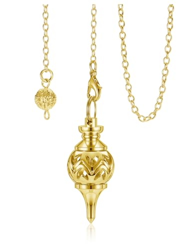 JOVIVI Pendule Divinatoire Ciselée Pendule Radiesthesie Esoterism...