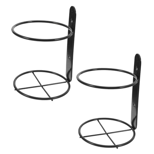 DOITOOL 2 unidades de estantería de metal de pared para botellas individuales, soporte para colgar, ahorra espacio y es estable, diseño moderno para bar en casa, cocina, bar y decoración de fiestas