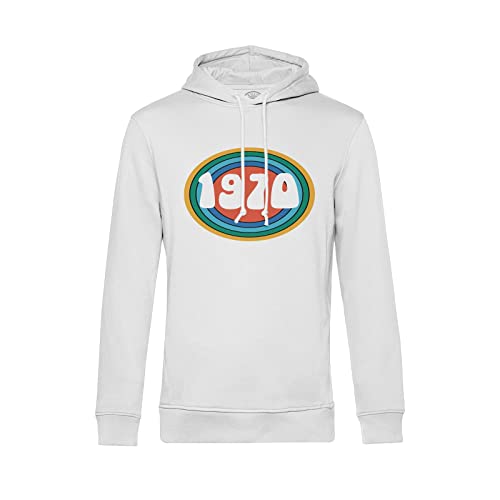 Cadeau anniversaire 1970 original avec ce sweat personnalisable vintage