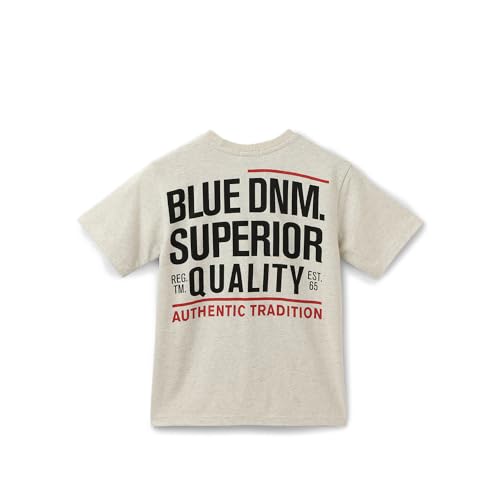 Image of UNITED COLORS OF BENETTON Kids Cotton Boxy Fit Round Neck Printed T-Shirt