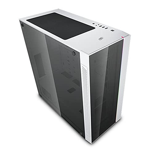 Image of DEEPCOOL MATREXX 55 V3 ADD-RGB WH Mid Tower Gaming Glass Cabinet Computer Case - White | Supports E-ATX /ATX /Micro-ATX /Mini-ITX (DP-ATX-MATREXX55V3-AR-WH)