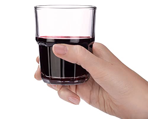 Trattoria-Style Vino da Tavola – Italian Stemless & Stackable Wine Tumbler 4-Piece Set (Gift Box Collection)