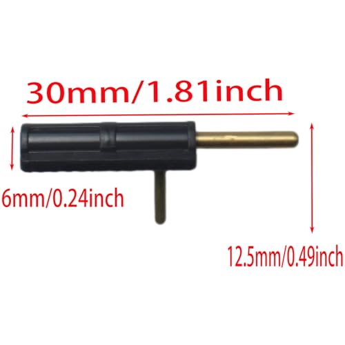 Image of 4 Pcs Canopy Hatch Lock Latches or RC Airplane Cockpit Cover Fixing (Black)