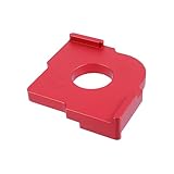 JEWEDECO r角度ロケータ 形にする ダイグラインダービット コーナー ポイント ルート ドア 面取りテンプレート 木工ツール r角テンプレート 角丸ポジショナー アルミニウム合金 赤