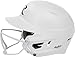 Rawlings | MACH HI-VIZ Fastpitch Softball Batting Helmet | Face Guard Attached | White | Junior - 6 3/8