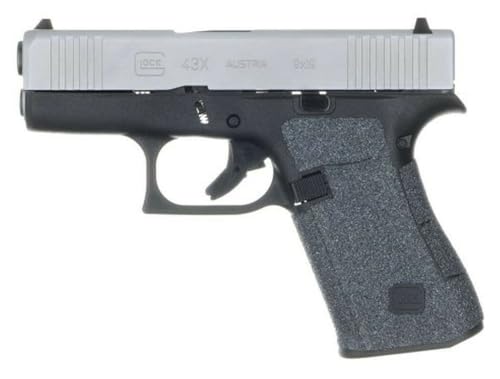 TALON Grips Adhesive Grip Compatible with Glock 43x & 48 – Made in The USA - Granulate, Black