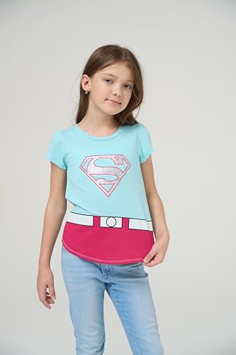 DC Comics Justice League Girls 4 Pack Short Sleeve T-Shirt for Toddlers and Big Kids2