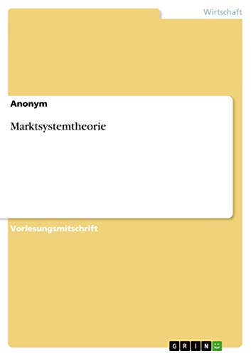 Marktsystemtheorie (German Edition)