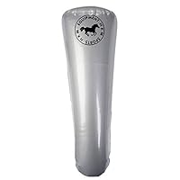 HKM 10535 Stiefelspanner lang, aufblasbar, Silber 43 cm