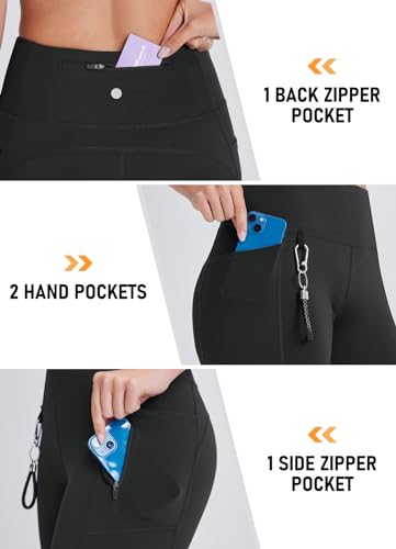 Women's Long Biker Shorts Hiking Knee Length Capri Leggings, High Waisted Bermuda Shorts with Pockets 14 Inch4