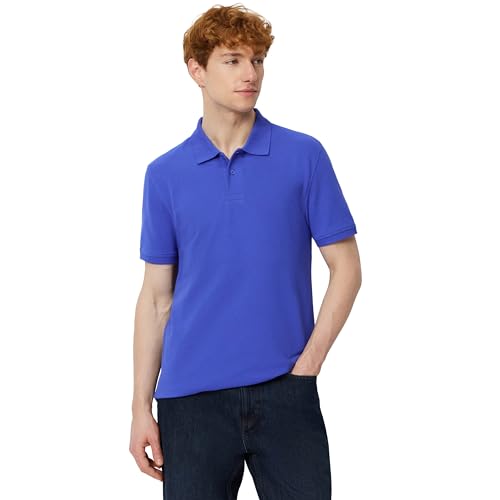 Image of Amazon Essentials Men's Slim-Fit Short-Sleeve Cotton Pique Polo Shirt