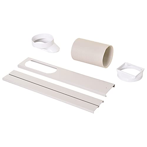 HOMCOM Aire Acondicionado Portátil 9000Btu con Ruedas R290 Temporizador LED 3 en 1 Enfriador Humidificador y Ventilador con Mando Potencia 1003W 35,4x33,8x69,8 cm Blanco