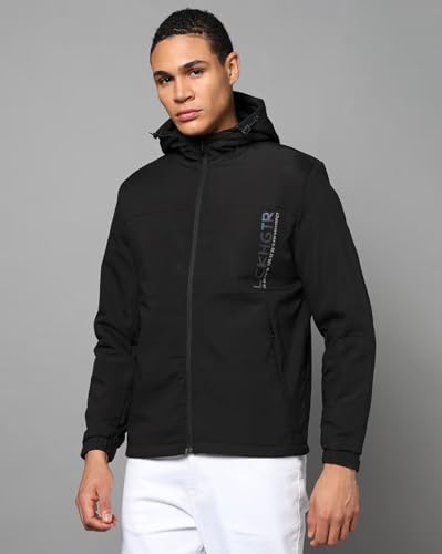 Image of Qube By Fort Collins Men's Polyester Standard Length Regular Fit Lightweight Winter Jacket - Sporty, Stylish & Warm Outerwear for Cold Weather