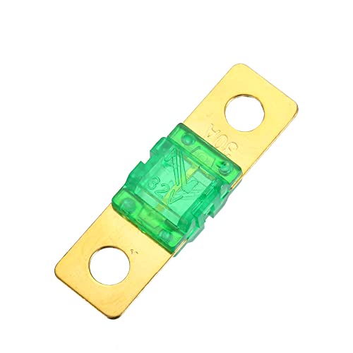 A ABSOPRO 2 Stück Schraubsicherung Hochstromsicherung 30A 32V Bolt-on Sicherung für Auto Marine Audio Video System