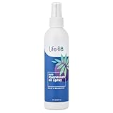 LIFE-FLO Magnesium Oil for Feet and Body - Topical Magnesium Spray Soothes Muscles, Joints When Massaged Into the Skin - Doubles as a Deodorant Spray or Bath Oil, Hypoallergenic, 60-Day Guarantee, 8oz