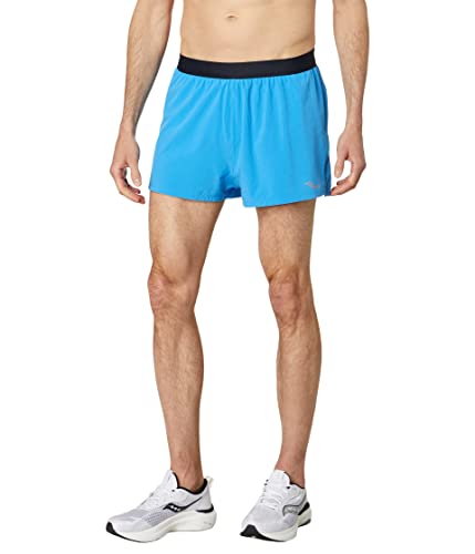 Saucony Outpace short divisé 6,3 cm ultra léger et respirant