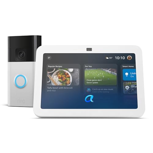 Amazon Echo Show 8 with Ring Battery Doorbell (newest...