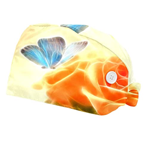 Chapeaux bouffants 2PCS ajustables avec bandeau anti-transpiration pour femmes et hommes