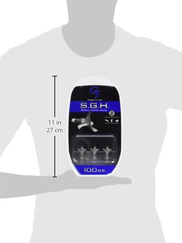 G5 150 Small Game Head Broadhead 100 Gr Ss 3 Bld, 3-Pack, 1-Inchdia #TOP2