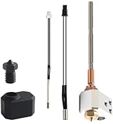 BCZAMD Prusa MK4 Printhead Kit - XL Hotend Replacement: Nexttruder heating block silicone sock brass housing.