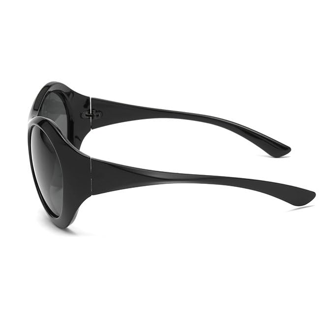 willochra Y2K Oval Cute Sunglasses for Women Men Oversized Frame Round Glasses UV Protection Colourful Shades2