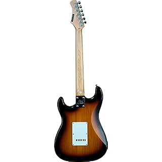 EKO Sunburst S-300 Sunburst Guitare électrique modèle Stratocaster 22 touches, couleur Sunburst - Les Beatles, Paul McCartney, John Lennon, RIngo Starr, George Harrison EKO Sunburst S-300 Sunburst Guitare électrique modèle Stratocaster 22 touches, couleur Sunburst – Image 4
