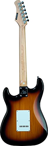 EKO Sunburst S-300 Sunburst Guitare électrique modèle Stratocaster 22 touches, couleur Sunburst - Les Beatles, Paul McCartney, John Lennon, RIngo Starr, George Harrison EKO Sunburst S-300 Sunburst Guitare électrique modèle Stratocaster 22 touches, couleur Sunburst – Image 5