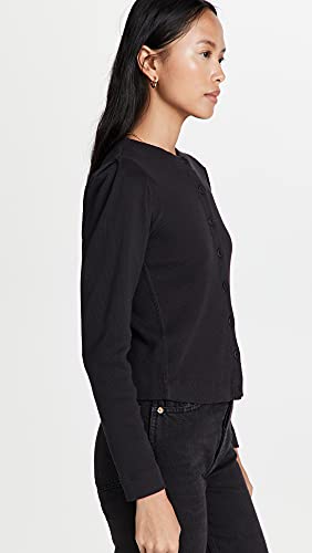 AMO Women's Puff Sleeve Cardigan4