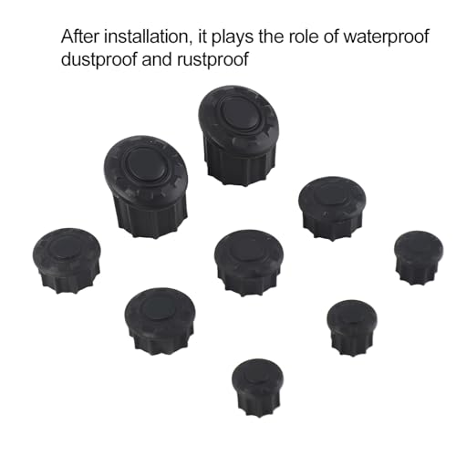 CHICIRIS Motorrad Rahmenlochkappen Abdeckungs Plug Kit Rahmenloch Abdeckkappen Plug Kit Dekor für R1200GS LC Adventure 14 18