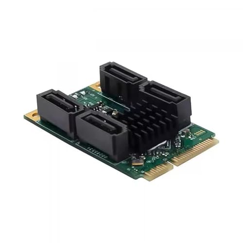 Adaptador MiniPCIe a SATA Marvell con puertos de 6Gbps para ampliación de disco 3