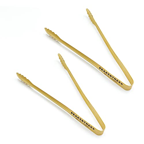PEAKS&TREES キャンプ トング ステンレス ミニサイズ 金のトング 2本セット 日本製 燕三条