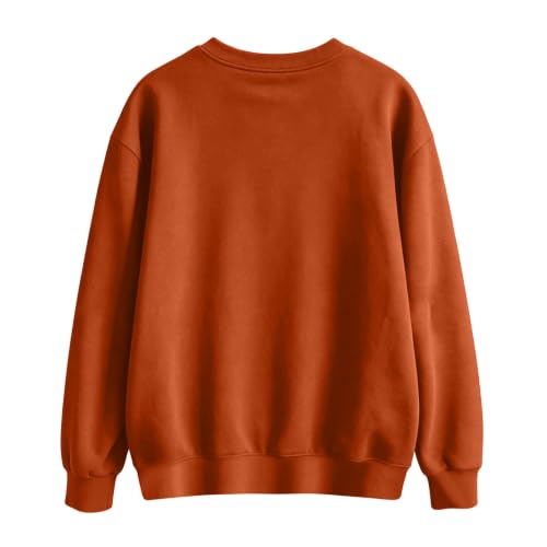 Pumpkin Sweatshirt Women Sequin Oversized Crewneck Halloween Sweatshirts - image 4