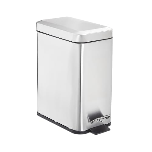 Caneca de basura rectangular SIMPLEMADE acero inoxidable 5 L miniatura 1