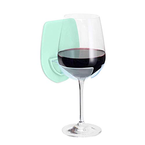 gifyym Porta bicchiere da vino da doccia,Porta bicchiere da vino
