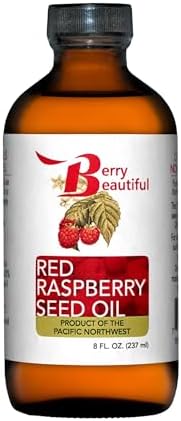 Red Raspberry Seed Oil - 8 fl oz - Cold-pressed by Berry Beautiful from Raspberries grown by Northwest Berry Co-op farmers