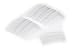 Crystal Clear Multipurpose Hair Combs - Set of Eight (8)