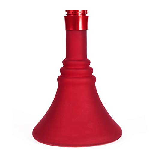 JIXIN Shisha-Set Mit Vier Schläuchen - Original Aluminium-Shisha-Kit Vase Aus Dickem Glas,Rot – Bild 7